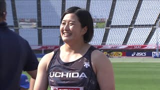 【第105回日本選手権】 女子 円盤投 決勝2位 ●辻川 美乃利●