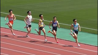 決勝  グランプリ男子800m  金栗記念陸上2024