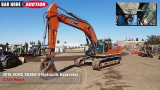 2016 XCMG XE360-U Hydraulic Excavator