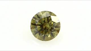 0.24 Fancy Deep Yellow Green Round Benma Fancy Color Diamonds -