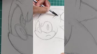 How To Draw Sonic The Hedgehog 2 Movie The Easy Way #sonic #art #drawing #shorts