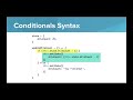 Mobile Apps: Conditionals and State Change