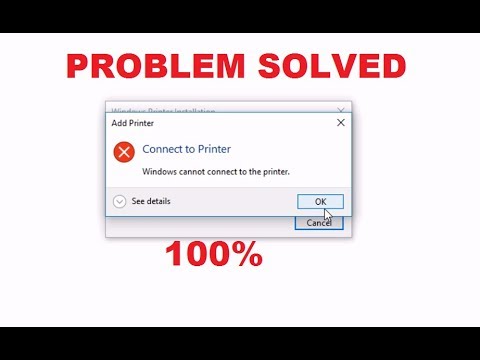 Windows Cannot Connect to Printer Fix Failed Error (Window 10, 7)