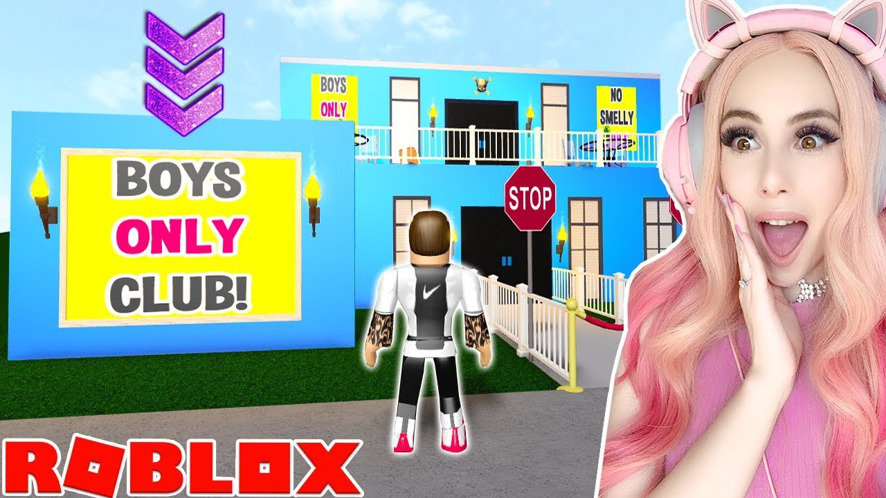 This Secret Club Was For Boys Only So I Went Undercover Roblox