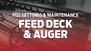 MacDon FD2 FlexDraper - Feed Deck \u0026 Auger