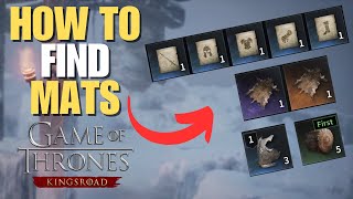 Finding Resources in Game Of Thrones Kingsroad