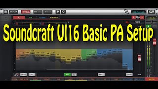 Basic PA Setup with the UI16