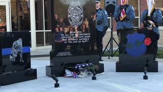 Middletown Police Department Memorial Dedication 2019