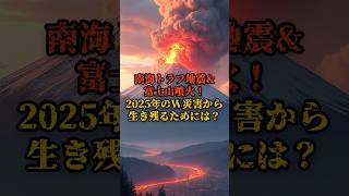 南海トラフ地震\u0026富士山噴火！2025年のW災害から生き残るためには？【 都市伝説 予言 警告 ミステリー 防災 】【予告編】