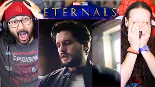 ETERNALS POST-CREDIT SCENES! Major Cameo & Mystery Voice Confirmed (Ending Explained)  REACTION!!