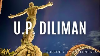 [4K HDR] UNIVERSITY OF THE PHILIPPINES DILIMAN | Campus Walking Tour