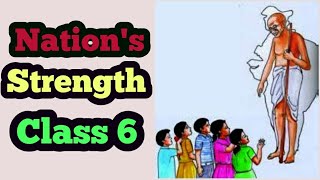 6th class English poem|A Nation's strength by #Balugenglish