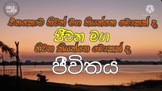 ජීවන මේ ගමන සංසාරේ යානම් අන්ධකාරේ || Destination where the passenger disappears || @Dhamma Siddhi