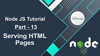 Node JS Tutorial - Serving HTML Pages