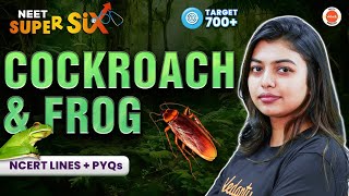 COCKROACH & FROG 🐸| New NTA Syllabus - (NCERT Lines + PYQ's Solving) | Class 11 Zoology | NEET 2024