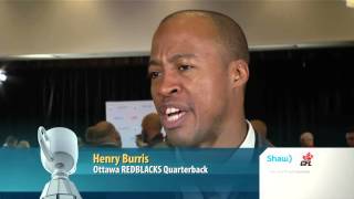 Interview with Ottawa REDBLACKS QB Henry Burris