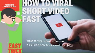 how to viral youtube short video fast / how to viral short video on YouTube / #short live proof