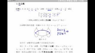 函數的合成及反函數 060 |高中職、五專數學課程