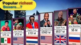 Popular richest boxers 2023! Famous richest boxers! richest boxers 2023! #boxer