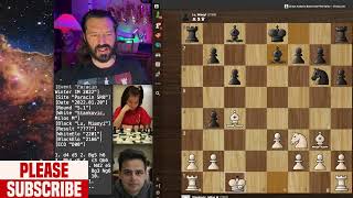 Lu Miaoyi dismantles Serbian international master while she plays black pieces?