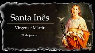 SANTO DO DIA - Santa Inês - 21 de Janeiro - 21/01 - BÍBLIA NARRADA TODO DIA #SHORTS