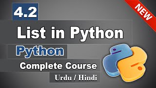 4.2 List in Python | Data Types in Python | Complete Python Course in Urdu Hindi | Capra Code