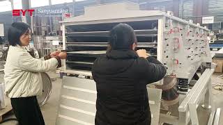 Linear Vibrating Screen – Pull-Out Screen Replacement Demonstration