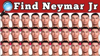 🏅 Guess ~ Find Neymar jr ? ~  Football Quiz ⚽ Where is Ronaldo ? Messi ? Mbappe ?