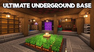 Minecraft: Ultimate Underground Base Tutorial🏠