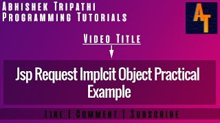 Request implicit object part-9 # Implicit Objects # request #