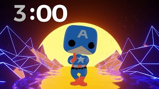 3 Minute Countdown Timer - Hero Dance