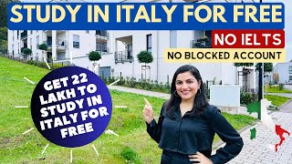Study In Italy For FREE | Scholarships To Study In Italy |  Complete Guide To Study In Italy In 2024