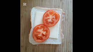 Easy ham and cheese sandwich. Quick and easy meal even kids can make it.