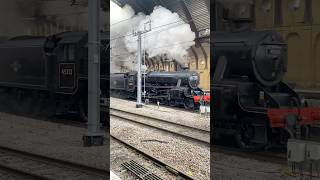 Beautiful Black 5 45212 at York #railway