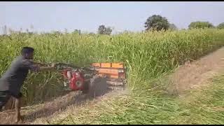 DHARMATEK SELF PROPELLED POWER REAPER DI 1 DIESEL   FOR GREEN HARVESTING 2