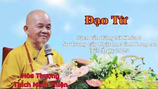 Đạo Từ Sách Tấn Tăng Ni Sinh Sơ Trung Cấp Phật Học Long An K.8 - Hòa Thượng Thích Minh Thiện