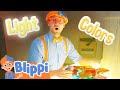 Blippi Plays with Light and Color | Blippi | Kids Songs | Moonbug Kids