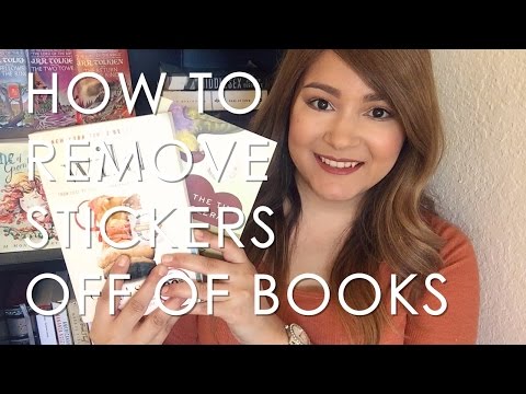 Quick Tip: How to Remove Stickers Off of Book Covers Quick Tip: How to Remove Stickers Off of Book Covers