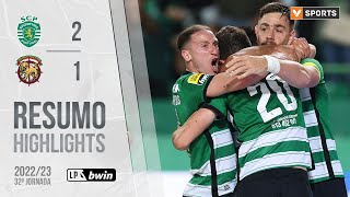 Highlights | Resumo: Sporting 2-1 Marítimo (Liga 22/23 #32)