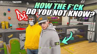 Taco Mocks Chawa For Not Knowing About This... | Prodigy RP | GTA | CG