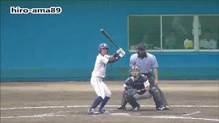 《４番でサードで主将です》  岡野隼己選手（大竹～広島工業大学）【まるごと１打席】