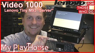 Celebrating video No.1000 - Revealing Lenovo M93 Tiny Server - 1000