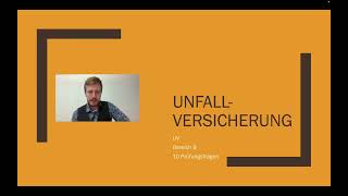 Unfallversicherung (UV) für die IHK Sachkundeprüfung § 34d erklärt GUV \u0026 PUV 1/2