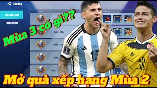 [BAPF] Mở quà xếp hạng Mùa 2 và xem Mùa 3 Be A Pro Football có gì nhé ae