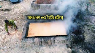 আখ থেকে গুড় তৈরির প্রক্রিয়া 4k | স্থানীয় পদ্ধতিতে গুড় তৈরি | ফুলবাড়ী, কুড়িগ্রাম | Dji Mini 3 4k