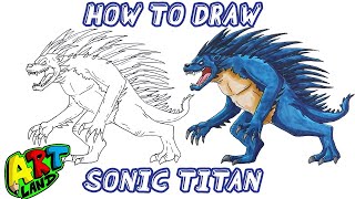 How to Draw a SONIC TITAN