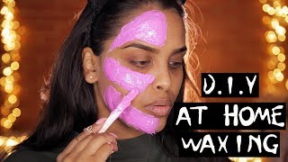 D.I.Y AT HOME FACIAL WAXING/ HAIR REMOVAL? DOES IT WORK?! NikkisSecretx