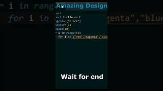 Graphic Design by python turtle part 3 || Python tutorial || python programming || python turtle