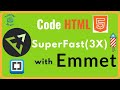 Emmet - Code Fast🔥 HTML (Lesson 2)