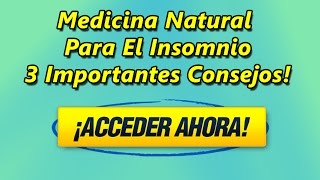 Remedio natural para dormir rapido